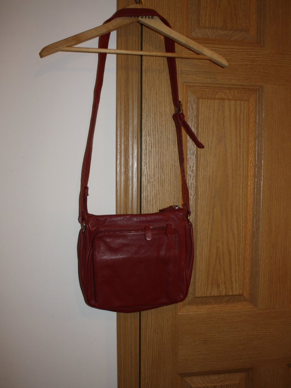 Red Leather Handbag